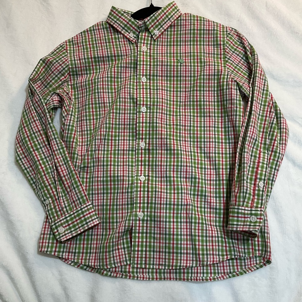 Christmas- J Bailey Vibrant Plaid Button Down Shirt for boys